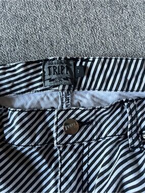 TRIPP NYC Black & White Stripe Pants